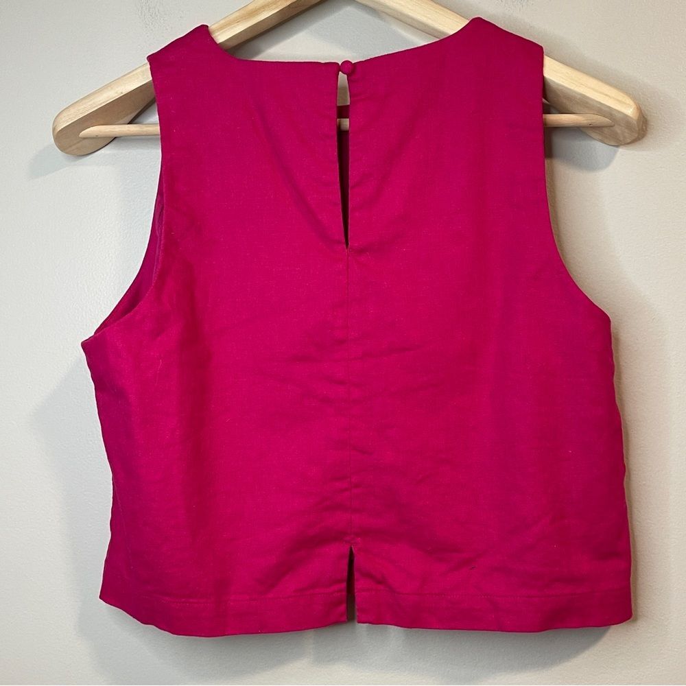 Banana Republic Fuchsia Linen Blend Skirt Set - Picture 3 of 11